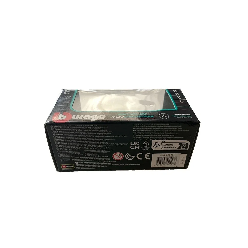 George Russell Bburago 1:43 Petronas F1 Formula Mercedes AMG Car‎ 63